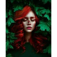 Canvas Hobby Rulo 100 x 140 cm Yaprak Güzeli Sayılarla Boyama Seti