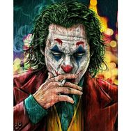 Canvas Hobby Rulo 100 x 140 cm Yeşil Saçlı Joker Sayılarla Boyama Seti