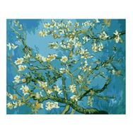 Canvas Hobby Rulo 70 x 90 cm Van Gogh Badem Çiçekleri Sayılarla Boyama Seti