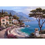 Canvas Hobby Sahil Manzarası 100 x 140 cm Rulo Sayılarla Boyama Seti