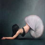 Canvas Hobby Salyangoz Kadın 100 x 140 cm Rulo Sayılarla Boyama Seti