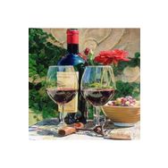 Canvas Hobby Şarap Keyfi 90 x 110 cm Rulo Sayılarla Boyama Seti