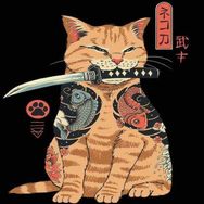 Canvas Hobby Savaşcı Kedi 100 x 140 cm Rulo Sayılarla Boyama Seti