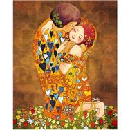 Canvas Hobby Sevgi Öpücüğü 90 x 110 cm Rulo Sayılarla Boyama Seti