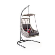 Capri Swing Rattan Tekli Bahçe Balkon Salıncağı