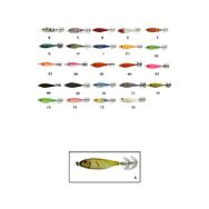 Captain 3007 Metsuki Squid A 5 cm Kalamar Zokası