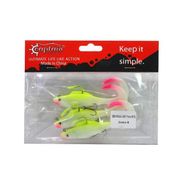 Captain 3559 Pencil Soft 10 cm No: 6 Levrek Silikonu 3'lü Suni Balık