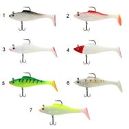 Captain 3568 Cracker Soft 12 cm Levrek Turna Silikonu 3'lü Set Suni Balık