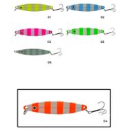 Captain 6150 28 gr Zebra Glow 9 cm Lüfer Kaşığı