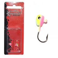Captain 6443 0.9 gr 2'li Head Pug Pug Micro LRF Head Pembe Glow Jig İğne