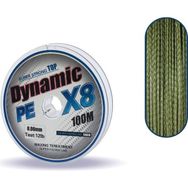 Captain Dynamic Soft Pe 8 Örgü İp 100 mt Yeşil 0.35 mm Misina