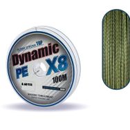 Captain Dynamic Soft Pe 8 Örgü İp 100 mt Yeşil 0.45 mm Misina