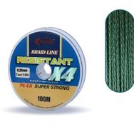 Captain Resistant Pe 4 Kat İp 100 mt Yeşil 0.30 mm Misina