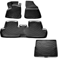 Caraks Citroen C4 Picasso 5 Koltuk 2013-2020 3D Bagaj Havuzu ve Havuzlu Paspas