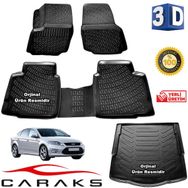 Caraks Ford Mondeo 2007-2013 3D Bagaj Havuzu ve Havuzlu Paspas