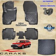 Caraks Outlander 2019 Sonrası 3D Bagaj Havuzu ve Havuzlu Paspas