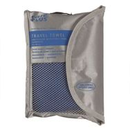 Care Plus Hijyenik Mikrofiber Çantalı Mavi 40x80 cm Kamp Havlusu