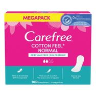 Carefree Cotton Normal Parfümsüz 100'lü Günlük Ped