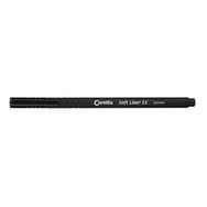 Caretta Mavi Siyah Soft Liner 55 Keçeli Kalem