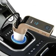 CARG7 Fm Transmitter Micro SD USB Girişli Aux Bluetooth Araç Kiti