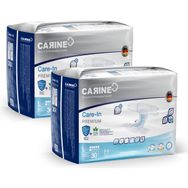 Carine 2'Li Paket Carıne Yetişkin Hasta Bezi Large Beden 30 X 2 Adet - Beyaz