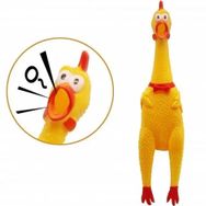 Carino Large 36 cm Öten Tavuk Köpek Oyuncağı