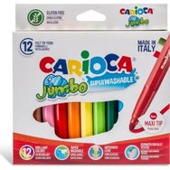 Carioca 12'li Baby Jumbo Süper Yıkanabilir Keçeli Boya Kalemi