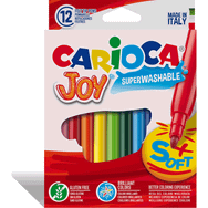 Carioca 12'li Joy Süper Yıkanabilir Keçeli Boya Kalemi