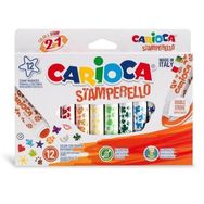 Carioca 12'li Stamperello Damga ve Keçeli Kalem