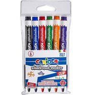 Carioca 42921 6 Renk 4,5 mm Beyaz Tahta Kalemi