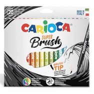 Carioca 42968 Super Brush 20'li Keçeli Kalem