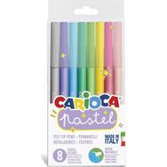 Carioca 43032 Pastel 8'li Süper Yıkanabilir Keçeli Kalem