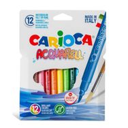 Carioca Acquarell 12'li Fırça Uçlu Keçeli Boya Kalemi