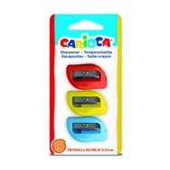 Carioca Blisterli 3'lü Renkli Kalemtıraş