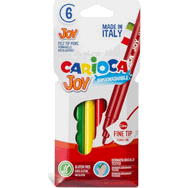 Carioca Joy 6'Lı Süper Yıkanabilir Keçeli Boya Kalemi