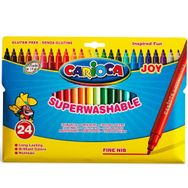 Carioca Joy Süper Yikanabilir 24'lü Keçeli Boya Kalemi