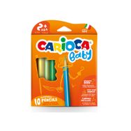 Carioca Jumbo 10'lu Üçgen Bebek Kuru Boya Kalemi