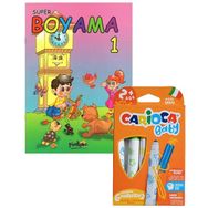 Carioca Jumbo 6 Renk Süper Yıkanabilir Keçeli Kalem