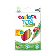 Carioca Tita Jumbo Üçgen 12'li Kuru Boya Kalemi