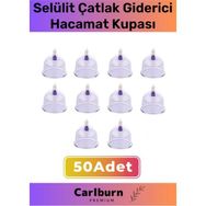 Carlburn Premium Series Çatlak Vakumlu 5 Numara 50 Adet Hacamat Kupası