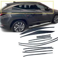 Carmind Hyundai Tucson 2021 12 Parça Krom Cam Çerçevesi Set