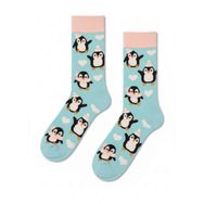 Carnaval Socks Şapkalı Penguen Desenli Soket Çorap, 1 Adet