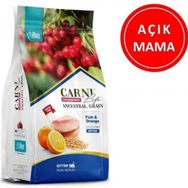 Carni Life Kızılcık Balık ve Portakallı 1 kg Açık Yavru Kedi Maması