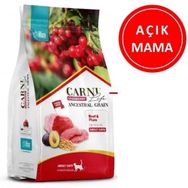 Carni Life Kızılcıklı Sığır Etli ve Erikli 1 kg Açık Yetişkin Kedi Maması