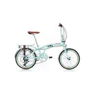 Carraro Flexi Classico 320H V 20 Jant 8 Vites Pastel Yeşil Beyaz Kırmızı Yeşil Katlanır Bisiklet