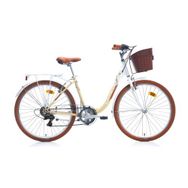 Carraro Juliana 28 V Fren 7 Vites 28 Jant Beyaz Bej Kahve 43 Kadro Şehir Bisikleti