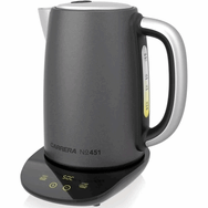 Carrera No:451 Siyah-Gri 1.7 lt 2200 W Dijital Isı Ayarlı Kettle