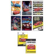 Cars Spiralli A6 Çizgili 80 Yaprak Not Defteri