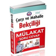 Çarşı ve Mahalle Bekçiliği Mülakat Soru Cevap - Data Yayınları