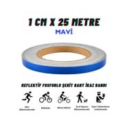Carub BR2405104 Hk 1 cm x25 mt Mavi Fosfor Bant